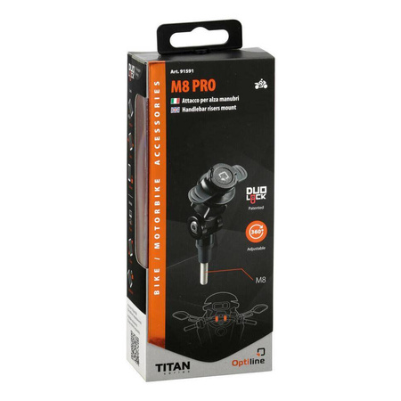 LAMPA OPTI TITAN M8 PRO – uchwyt do motocykla