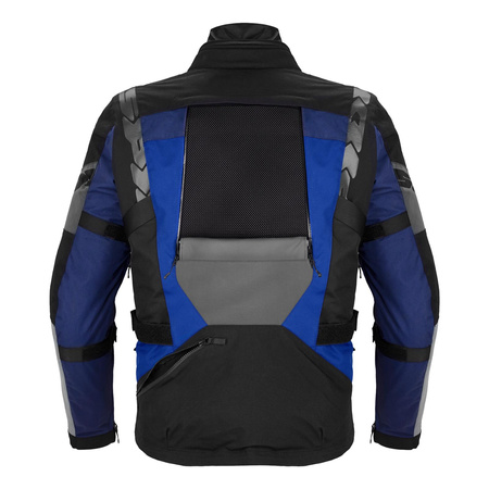 Kurtka motocyklowa SPIDI 4 SEASON EVO BLUE szary czarny niebieski