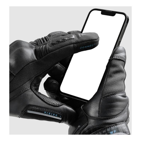 Rękawice motocyklowezimowe Rebelhorn TRACER WP czarny