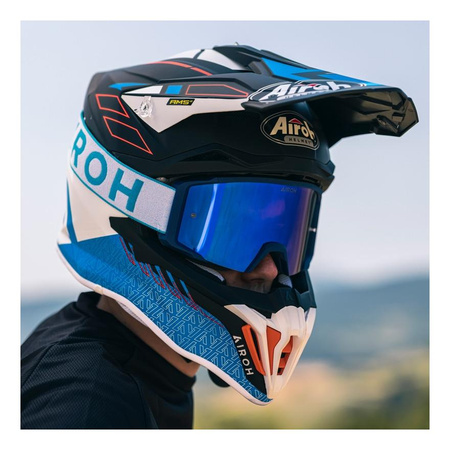 Gogle motocyklowe mx AIROH BLAST XR1 BLUE MATT niebieski