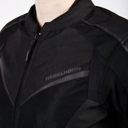 Damska kurtka motocyklowa tekstylna miejska/turystyczna Rebelhorn HIFLOW IV czarny