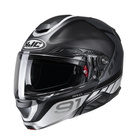 Kask motocyklowy szczękowy HJC RPHA 91 Rafino czarny/szary