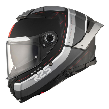 Kask motocyklowy MT THUNDER 4 SV R25 MATT BLACK/GREY czarny szary