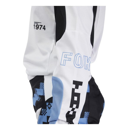 Bluza motocyklowa cross FOX 180 DIGI IMAGE WHITE biały