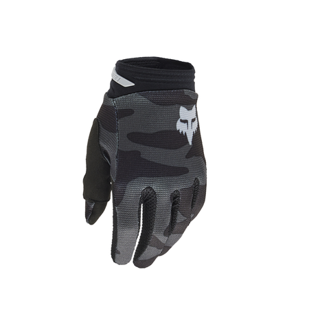 Rękawice motocyklowe rowerowe dla dzieci cross offroad mtb FOX 180 Bnkr czarny Camo Junior