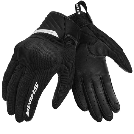 Rękawice motocyklowe damskie SHIMA SONIC LADY BLACK/WHITE czarny biały