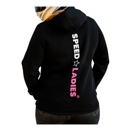 Bluza codzienna damska SPEED LADIES BLACK czarny różowy