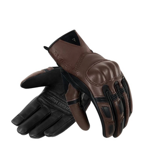 Damskie rękawice motocyklowe miejskie perforowane Rebelhorn THUG brązowy