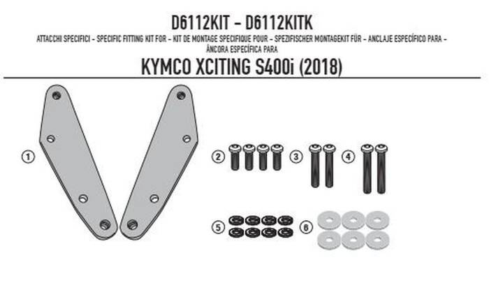 KAPPA MOCOWANIE SZYBY KD6104ST KYMCO XCITING S400I (18)