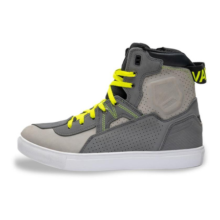 Buty motocyklowe miejskie/trampki Rebelhorn VANDAL szary-czarny-żółty fluo