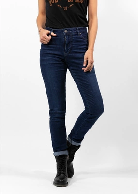 Spodnie John Doe BETTY HIGH DARK BLUE