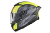 Kask motocyklowy integralny MT Thunder 4 SV Threads szary-zielony matowy