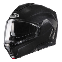 Kask motocyklowy szczękowy HJC I100 metaliczny czarny