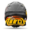 Kask motocyklowy AIROH TWIST 3 ADVENTURE MATT szary pomarańczowy zielony