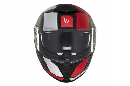 Kask motocyklowy MT THUNDER 4 SV THREADS MATT RED czerwony czarny