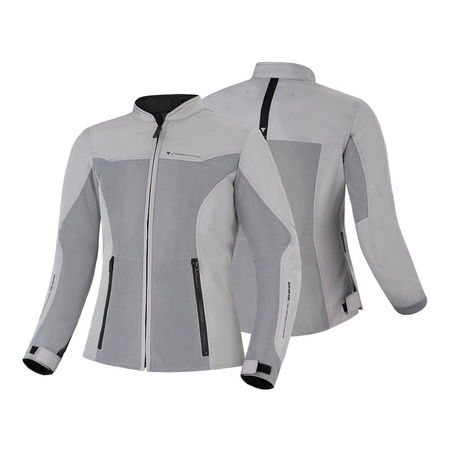 Damska kurtka motocyklowa tekstylna Shima OPENAIR szary