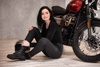 Damskie buty motocyklowe miejskie taktyczne Shima THOMSON czarny