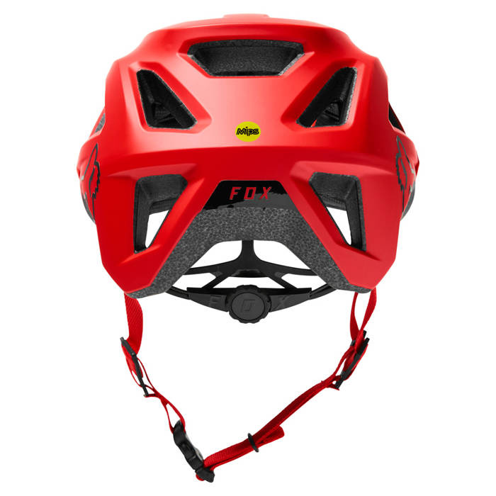 Kask rowerowy dla dzieci cross offroad mtb FOX Mainframe Flo czerwony Junior