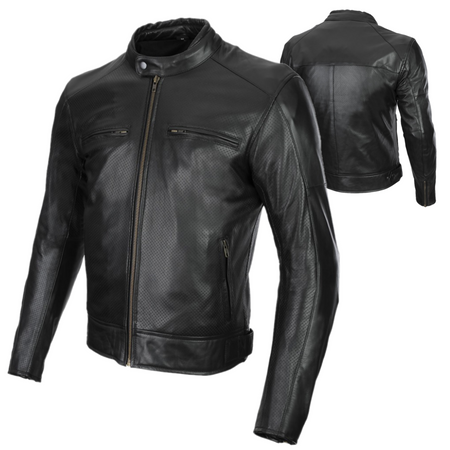 Kurtka motocyklowa SECA BONNEVILLE PERFORATED BLACK czarny
