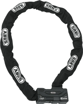 ABUS Łańcuch z zamkiem Granit Extreme Plus 59/12HKS140 – czarny