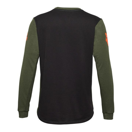 Koszulka rowerowa z długim rękawem dziecięca FOX Junior Ranger Aviation Dark Sage