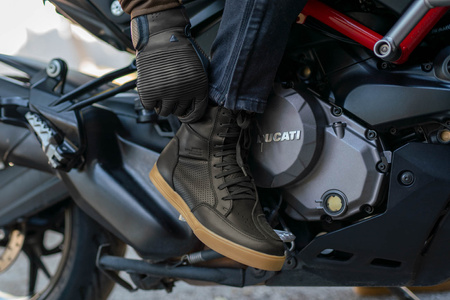 Buty motocyklowe trampki Shima BLAKE BOOTS brązowy