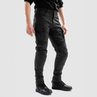 Jeansy motocyklowe OZONE FASTER TAPERED FIT czarne