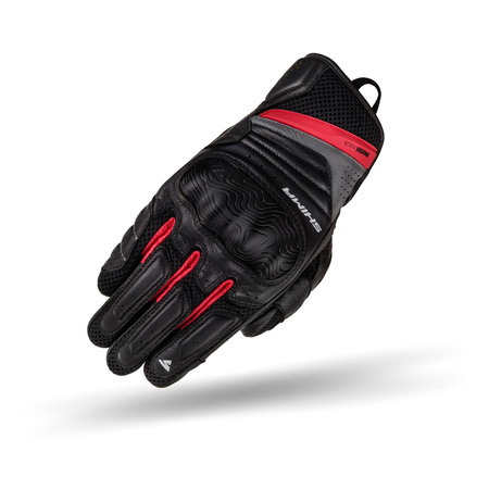 Rękawice motocyklowe miejskie Shima RUSH GLOVES czerwony