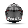 Kask motocyklowy AIROH SPARK 2 DART RED GLOSS czerwony szary czarny