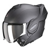 Kask motocyklowy szczękowy SCORPION EXO-TECH EVO CARBON SOLID BLACK MATT czarny mat