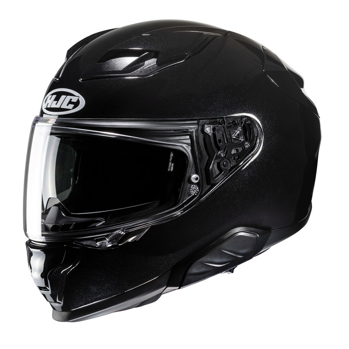 Kask motocyklowy integralny HJC F71 metaliczny czarny