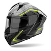 Kask motocyklowy AIROH MATRYX WIDE YELLOW GLOSS żółty fluo szary czarny