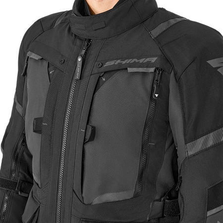 Kurtka motocyklowa tekstylna Shima HERO 2.0 czarny