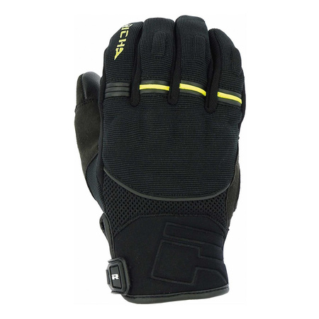 Rękawice motocyklowe RICHA SCOPE FLUO YELLOW czarny żółty fluo