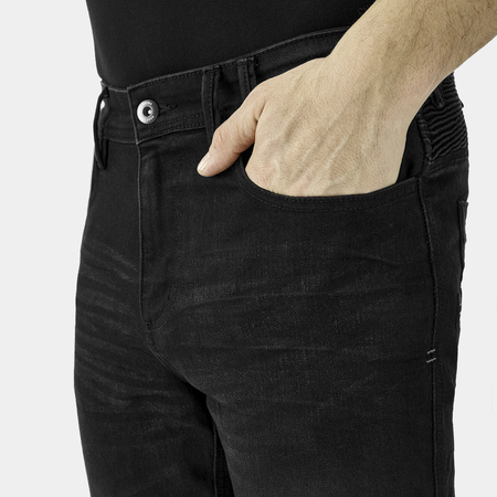 Spodnie jeans SHIMA ZENITH BLACK czarny