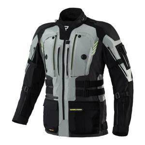 Kurtka motocyklowa tekstylna Rebelhorn PATROL szary-czarny-żółty fluo