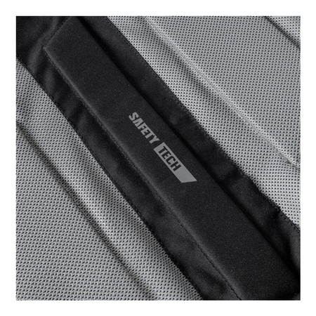 Kurtka motocyklowa tekstylna OZONE DART SILVER czarna