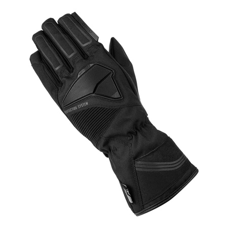 Damskie rękawice motocyklowe skórzane/tekstylne membrana OZONE TOURING WP czarne