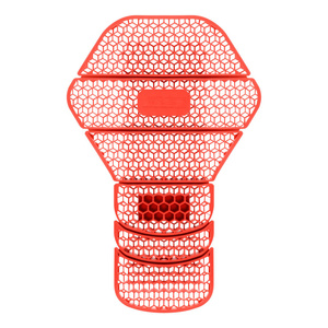 Protektor motocyklowy wymienny pleców SHIMA AIRFORCE FLEXX FB22F czerwony