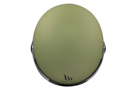 Kask motocyklowy MT STREET S SOLID GREEN zielony