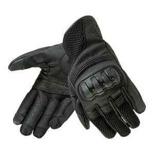 Rękawice motocyklowe miejskie skórzane OZONE TOWN II CE czarne