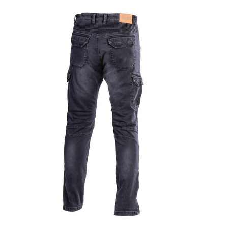 Spodnie jeans SECA SQUARE BLACK czarny szary