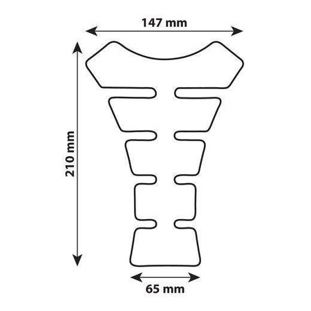 LAMPA Pro-Tank X4 tank pad Black