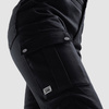 Spodnie jeans damskie OZONE JANE LADY JOGGER FIT BLACK czarny