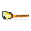 Gogle motocyklowe IMX Sand Black Matt/Orange - Szyba Orange Iridium + Clear (2 Szyby W Zestawie)
