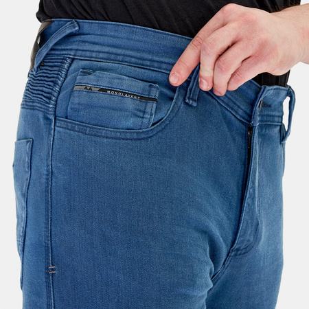 Spodnie jeans SHIMA ZENITH BLUE niebieski