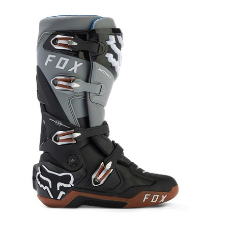 Buty motocyklowe cross offroad mtb FOX Instinct czarny/szary