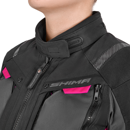 Damska kurtka motocyklowa tekstylna Shima HERO 2.0 różowy
