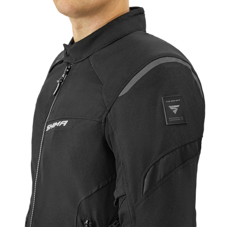 Kurtka motocyklowa tekstylna Shima RUSH 2.0 czarny