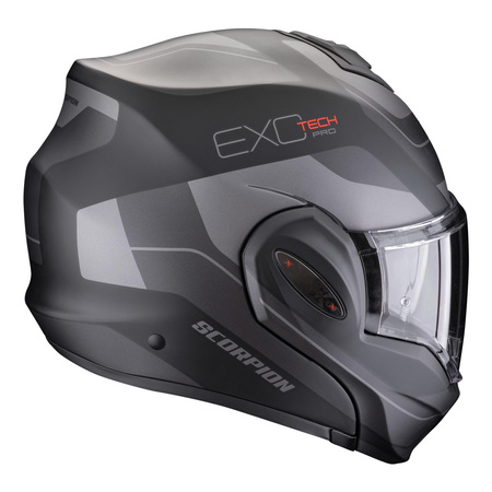 Kask motocyklowy SCORPION EXO-TECH EVO PRO COMMUTA BLACK/SILVER czarny srebrny